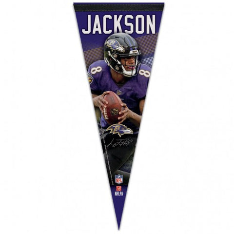 Baltimore Ravens Premium Pennant 12" x 30" Lamar Jackson