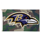 Baltimore Ravens Flag - Deluxe 3' X 5' Camo