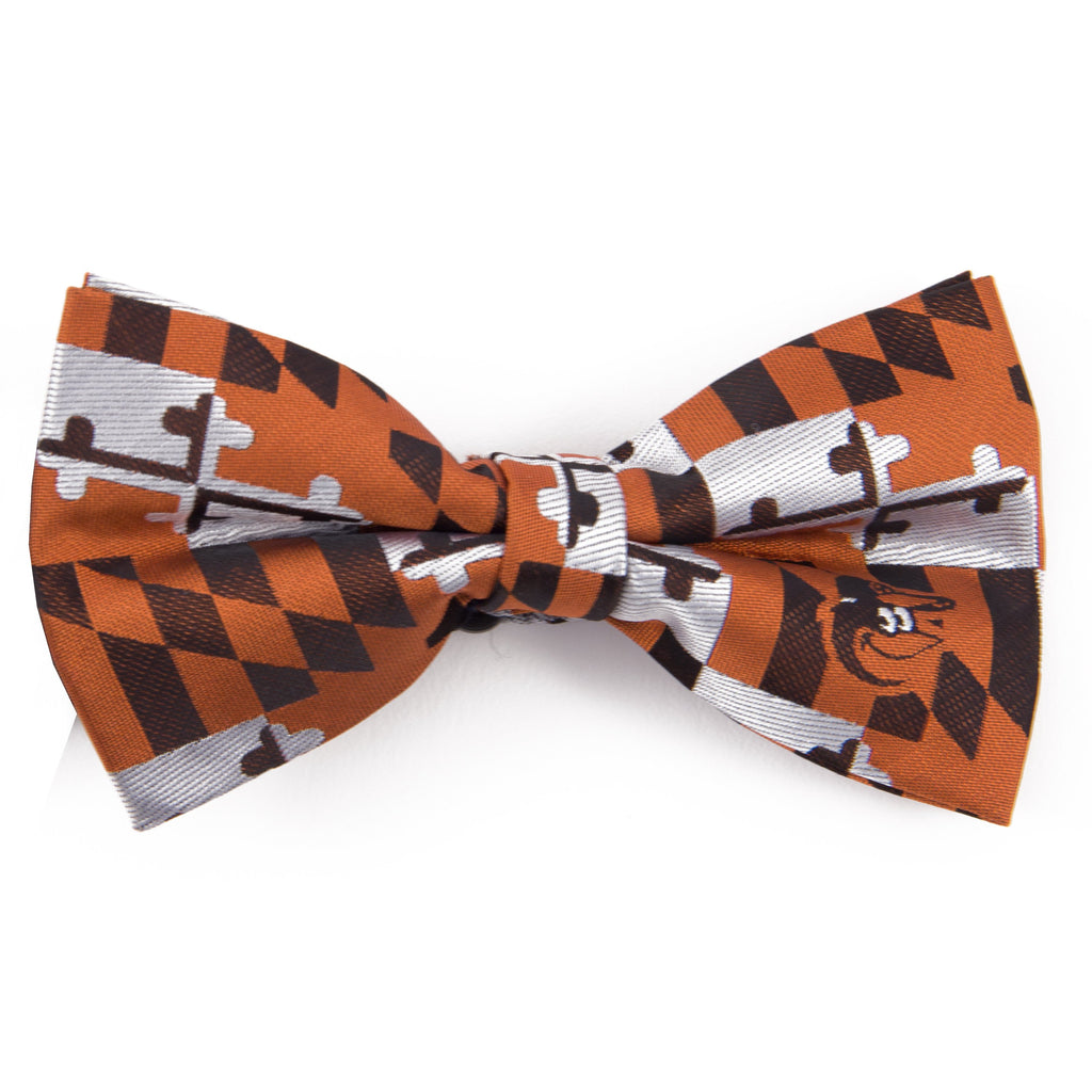 Baltimore Orioles Woven Polyester Baseball Bow Tie