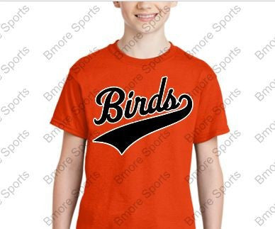 Birds Orioles Orange Kids Tshirt