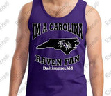 Im A Carolina Baltimore Ravens Fan tank