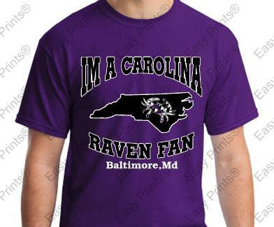 tIm A Carolina Baltimore Ravens Fan Gear