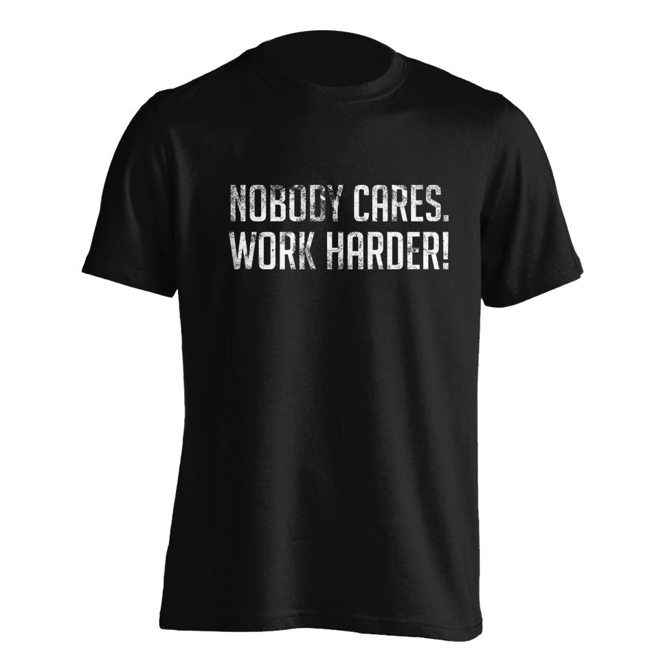 Nobody Cares Work Harder Lamar Tshirt Black