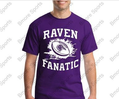 Ravens Fanatic Purple Adult Tshirt