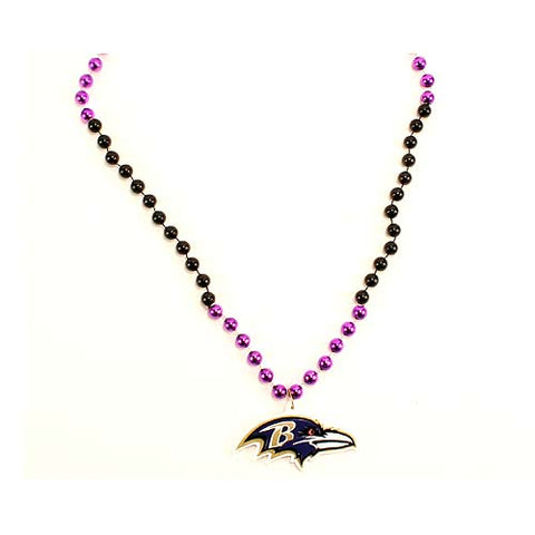 Baltimore Ravens Beads - 22" Team Beads