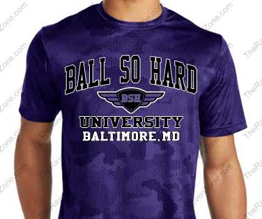 Ball So Hard University Baltimore Mens Sport-Tek CamoHex Tshirt