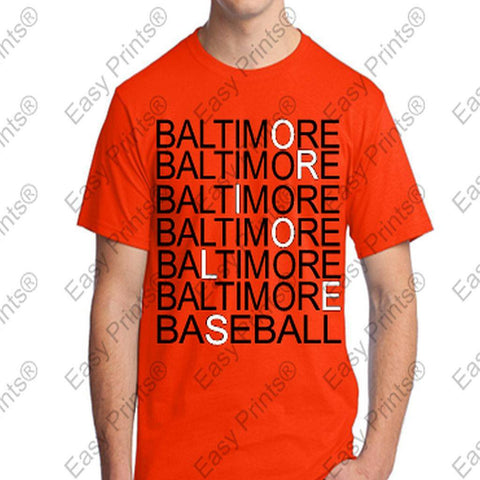 Baltimore Baseball Orioles Eye Doctor Orange T-Shirt