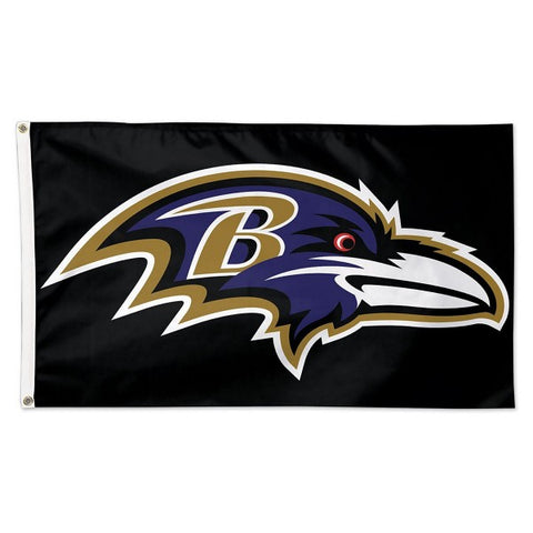 Baltimore Ravens 3x5 Black Banner Flag