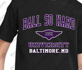 Ball So Hard Ravens Black Kids Tshirt
