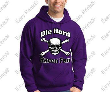 Die Hard Ravens Fan Hoody
