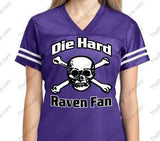 Custom Die Hard Ravens Fan Sport-Tek Ladies Jersey