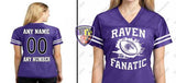 Custom Ravens Fanatic Sport-Tek Ladies Jersey