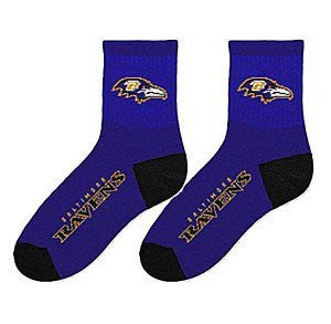 Baltimore Ravens Team Color Crew Socks