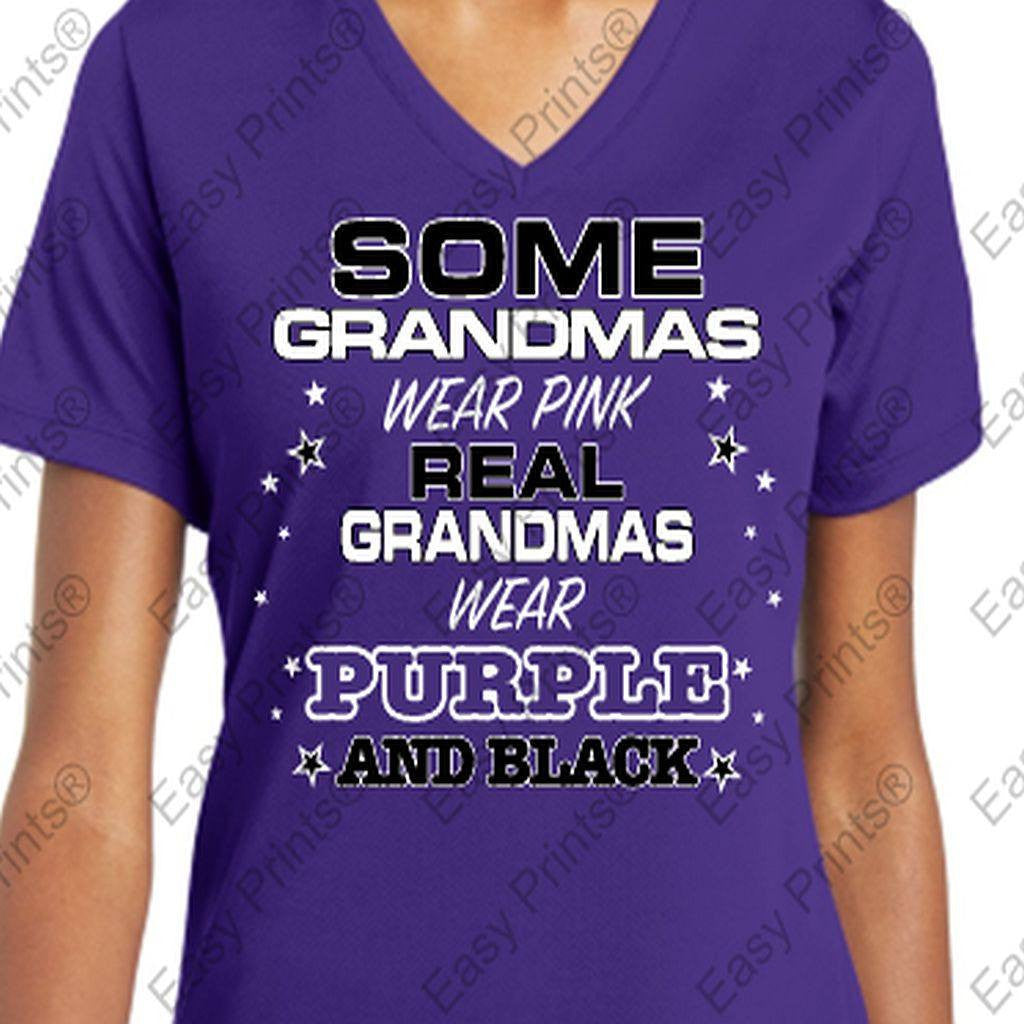 Custom Some Grandmas Ravens Ladies T-Shirt