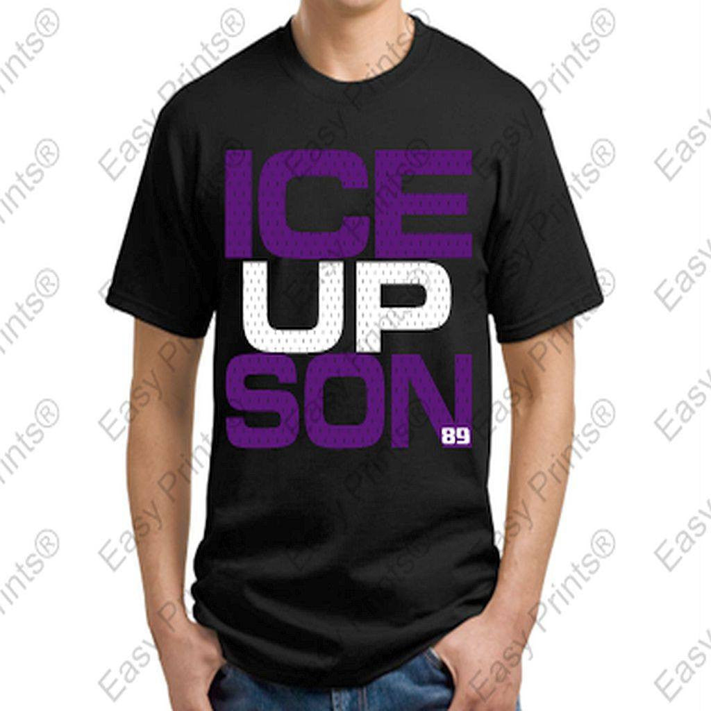 Baltimore Ravens ICE UP SON #89 Steve Smith Sr. Black T-Shirt