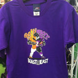 Kids Beast of The East Ravens Orioles Tshirt Purple