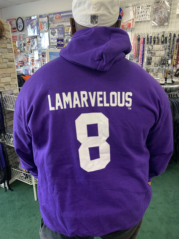 Baltimore Ravens Lamar Jackson Hooded Sweatshirt
