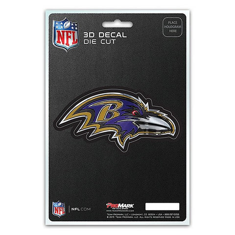 Baltimore Ravens 5"x7.5" 3D Decal