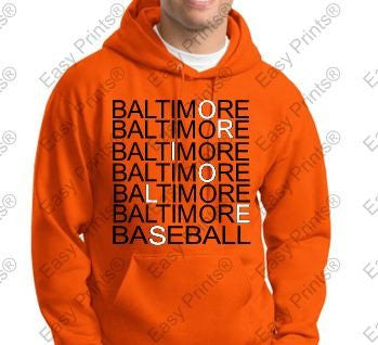 Baltimore Orioles Eye Doctor Orange Hoody