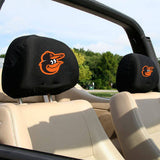 Baltimore Orioles 2-Pack Head Rest Covers