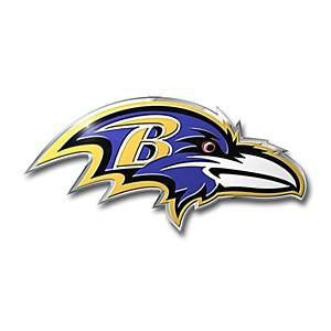 Baltimore Ravens Color Auto Emblem