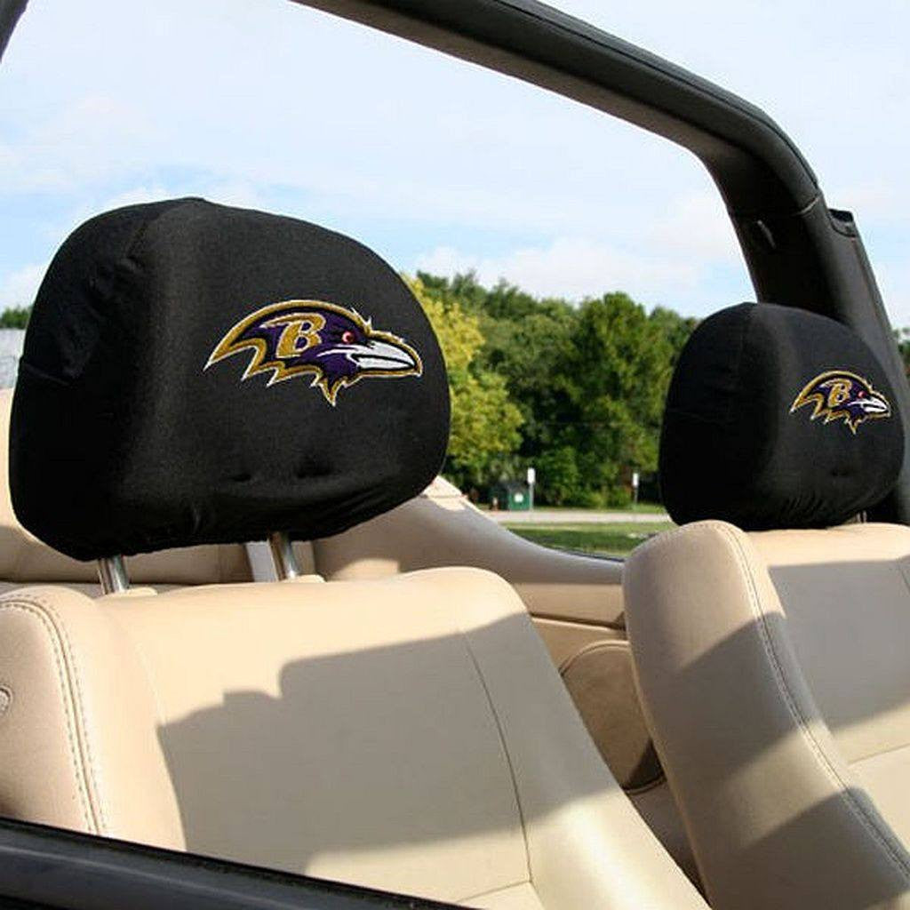 Baltimore Ravens 2-Pack Headrest Covers