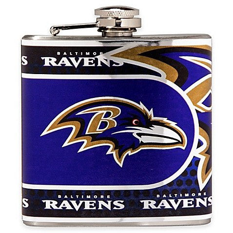 Baltimore Ravens Metal Flask