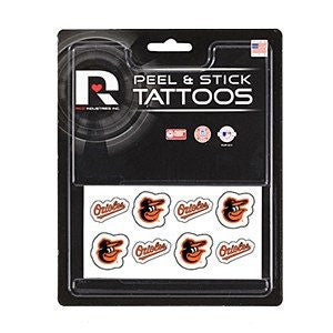 Baltimore Orioles Peel and Stick Tattoos