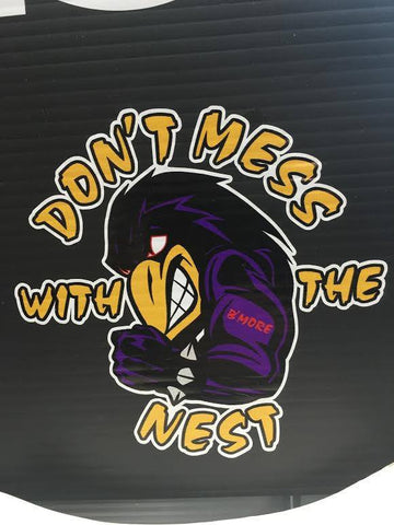 Don't Mess With the Nest Decal Ravens