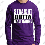 Straight Outta Baltimore Maryland Purple Gear