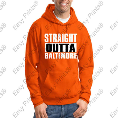 Straight Outta Baltimore Maryland Orange Gear