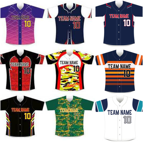 Sublimated Baseball/Softball Jersey #12