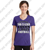 This Teacher Loves Ravens Football Ladies or Mens Gear