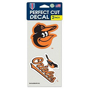 Baltimore Orioles 2-Pack Color Decal Set