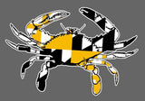 Maryland Crab Vinyl Stickers Many Colors